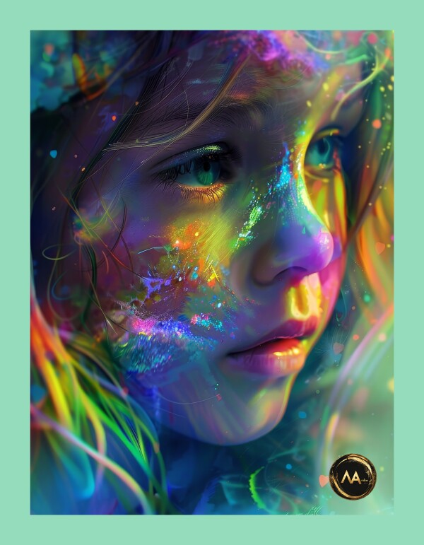 Regenbogen im Herzen