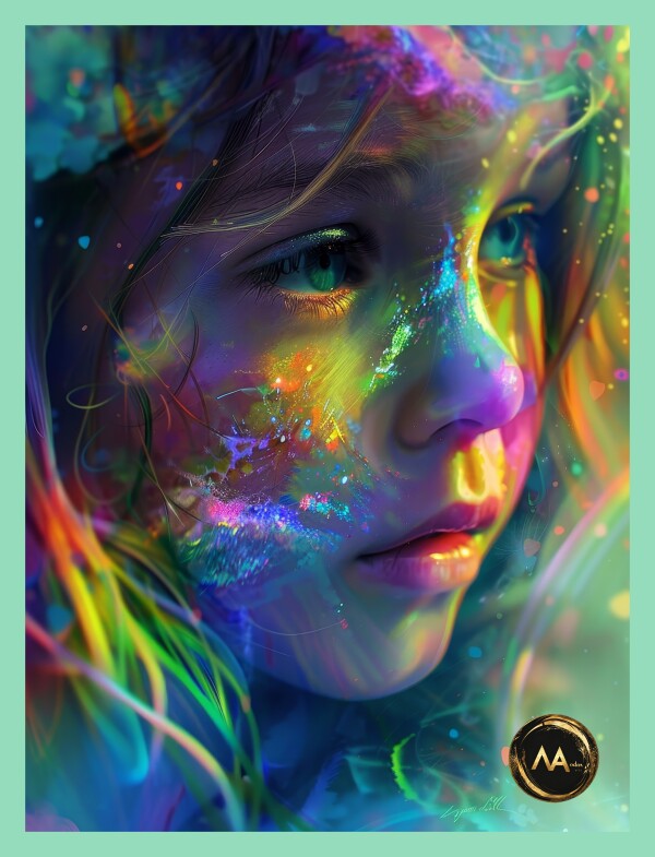 Regenbogen im Herzen