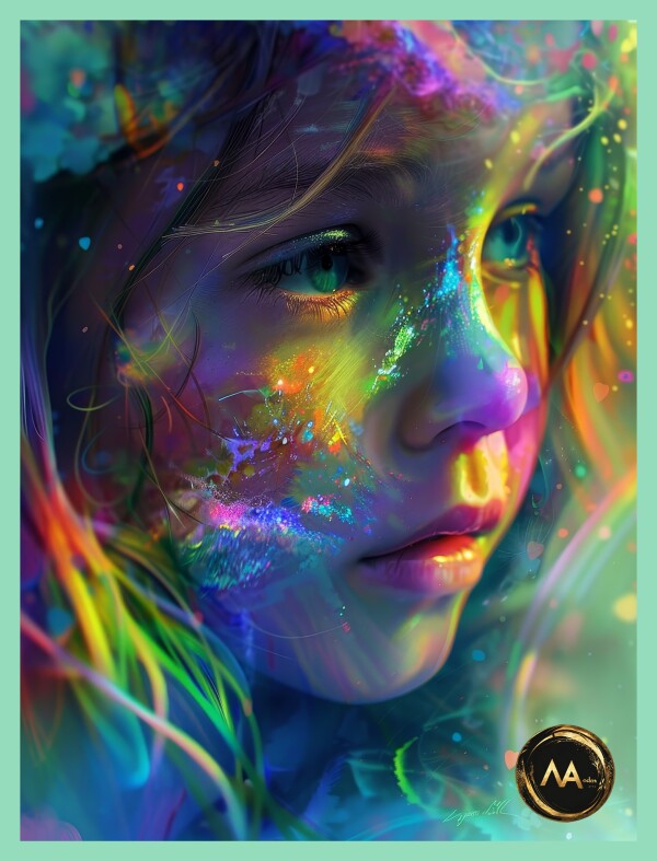 Regenbogen im Herzen